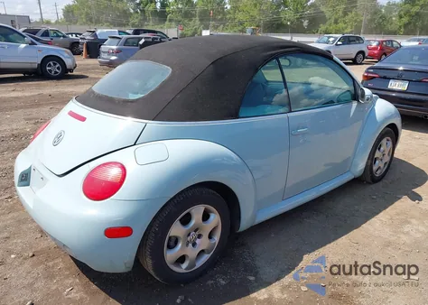 2003 Volkswagen New Beetle Gls from USA, damaged, VIN 3VWCK21Y23M330700